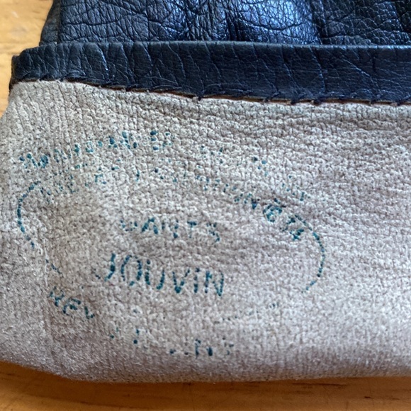Vintage womens gloves, leather, Jouvin made In Paris. - Picture 2 of 7